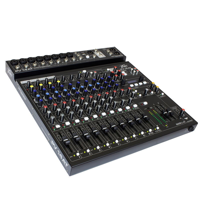 PEAVEY PV14AT 14-CHANNEL COMPACT MIXER WITH BLUETOOTH AND ANTARES® AUTO-TUNE