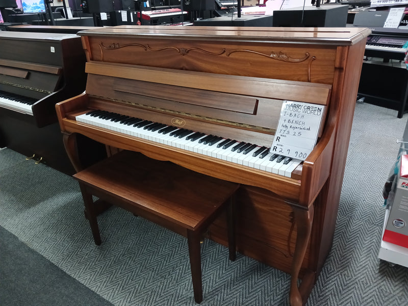 IBACH UPRIGHT PIANO WITH BENCH (REFURBISHED) - SECOND HAND