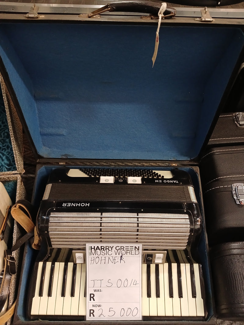 HOHNER ACCORDION WITH CASE - SECOND HAND