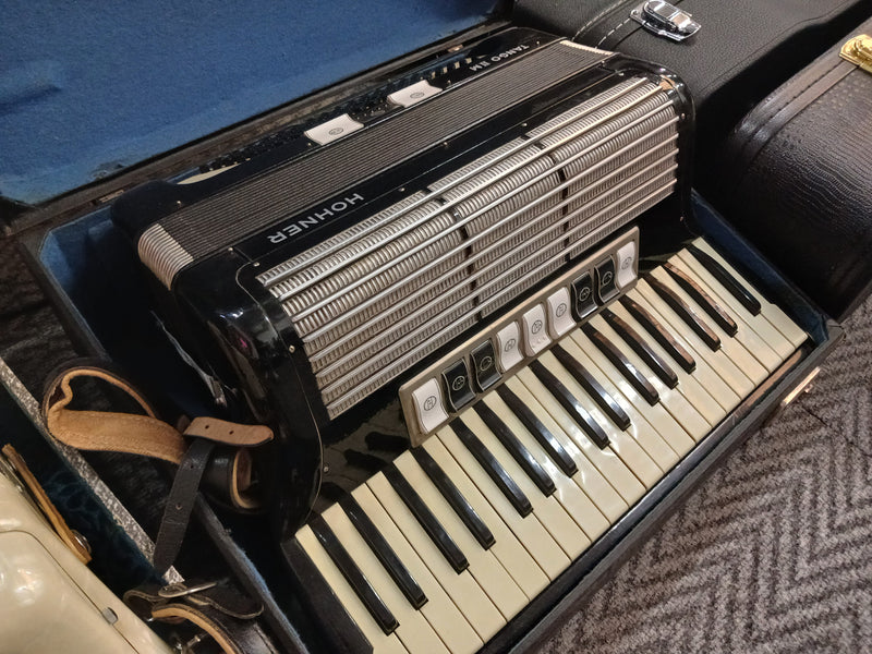 HOHNER ACCORDION WITH CASE - SECOND HAND