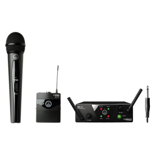 AKG WMS40 MINI2 DUAL MIXED VOCAL & INSTRUMENTAL MICROPHONE SET