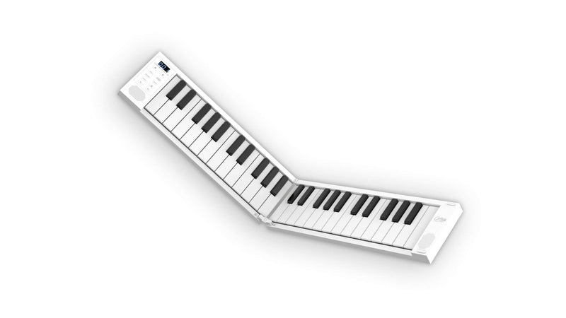 CARRY-ON FP49 WHITE FOLDING PIANO
