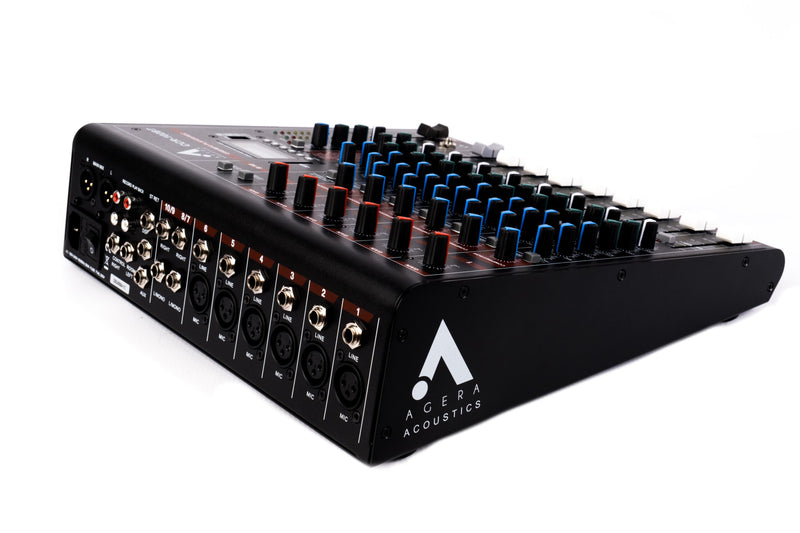 AGERA ACOUSTICS CCR-102BT 8-CHANNEL ANALOG MIXER