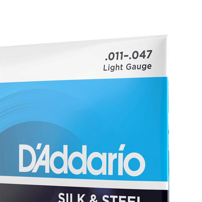 D'addario Silk and Steel Light Acoustic Guitar String Set