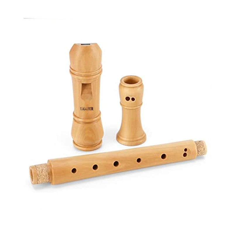 LAMOUR LWR WOODEN RECORDER WITH CASE