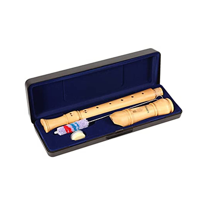 LAMOUR LWR WOODEN RECORDER WITH CASE