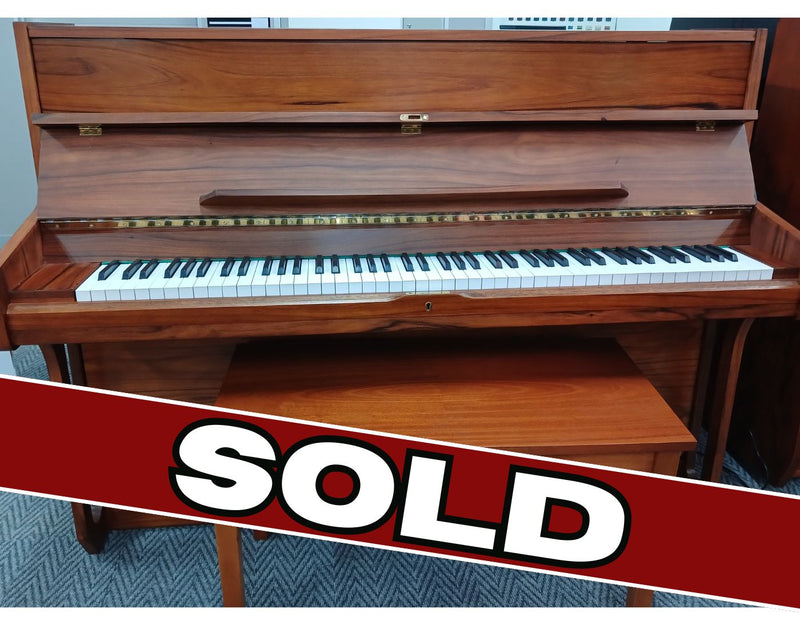 OTTO BACH UPRIGHT PIANO WITH BENCH (REFURBISHED) - SECOND HAND