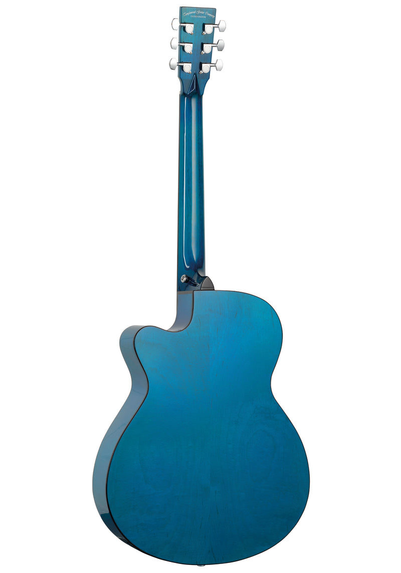 TANGLEWOOD TA4CE AZURE SUPER FOLK ACOUSTIC ELECTRIC GUITAR WITH BAG