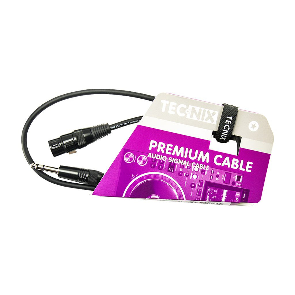 TECNIX STEREO 1/4" TO XLR 1M CABLE