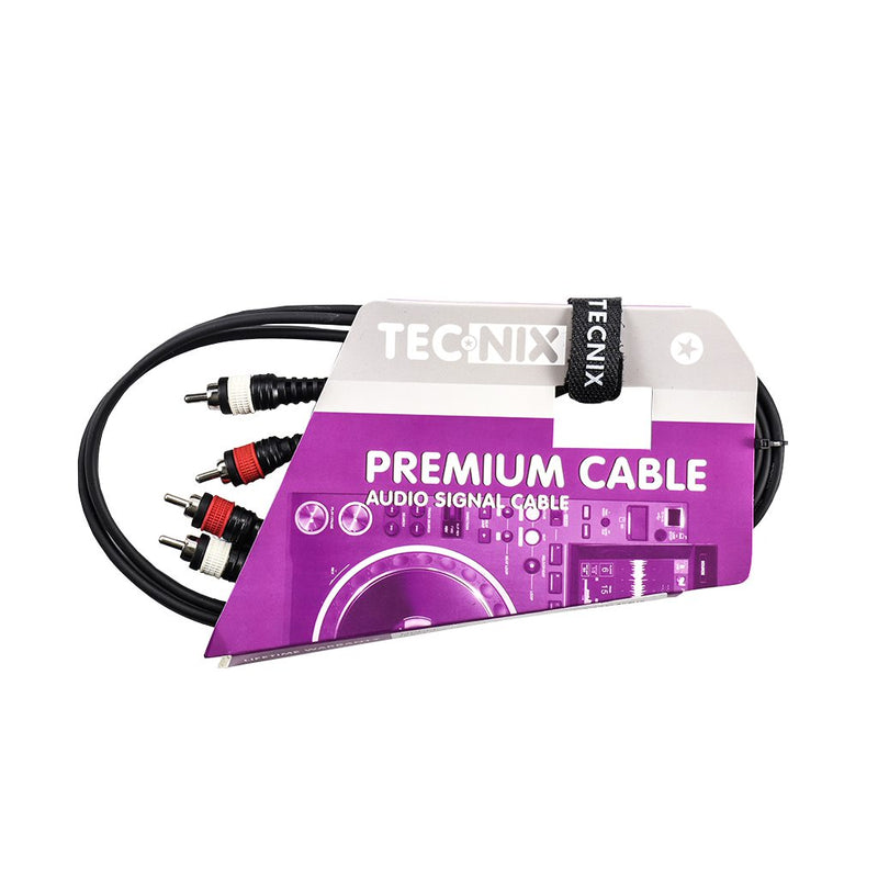 TECNIX DUAL RCA MALE TO DUAL RCA MALE 1.5M CABLE