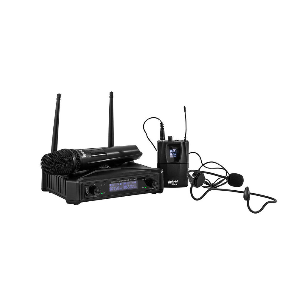 HYBRID U-DF B HANDHELD + HEADSET WIRELESS MICROPHONE