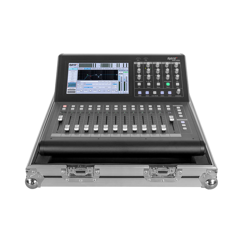 HYBRID+ DM1606 DIGITAL 16-CHANNEL MIXER WITH FLIGHT CASE