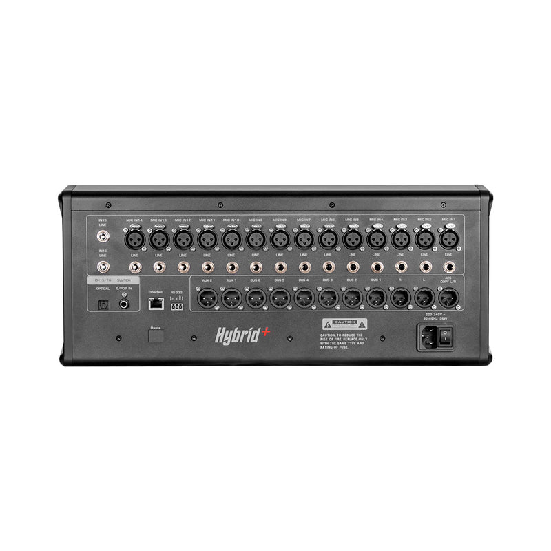 HYBRID+ DM1606 DIGITAL 16-CHANNEL MIXER WITH FLIGHT CASE