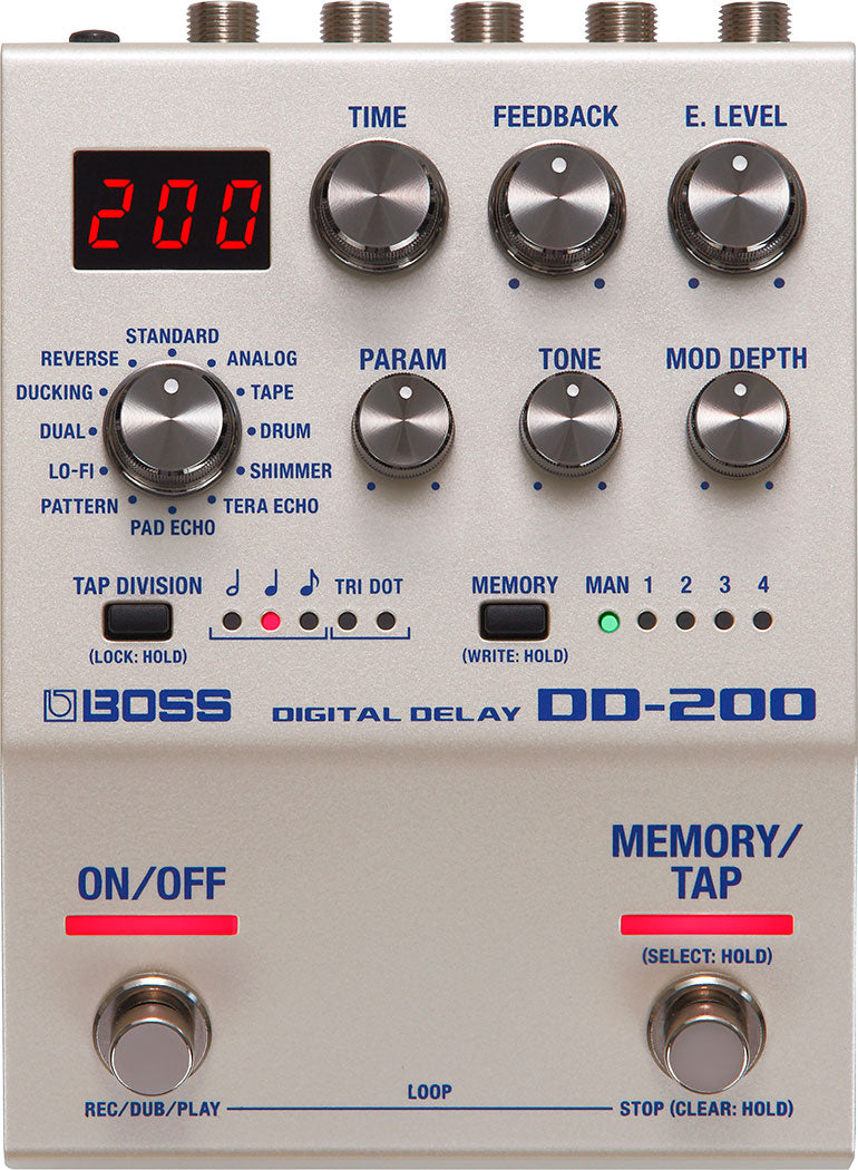 BOSS DD-200 DIGITAL DELAY PEDAL