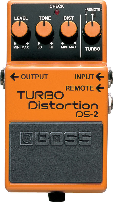 BOSS DS-2 TURBO DISTORTION EFFECTS PEDAL