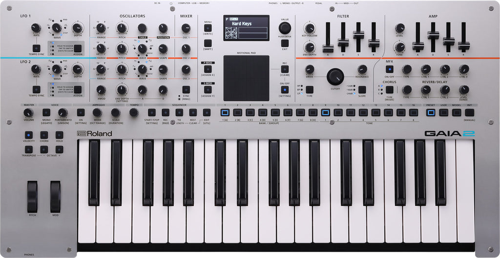 ROLAND PRO GAIA 2 37-KEY VIRTUAL ANALOGUE SYNTHESIZER