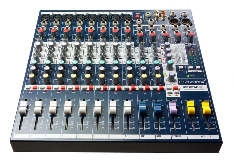 Soundcraft EFX8 Professional 8-Channel Mixer