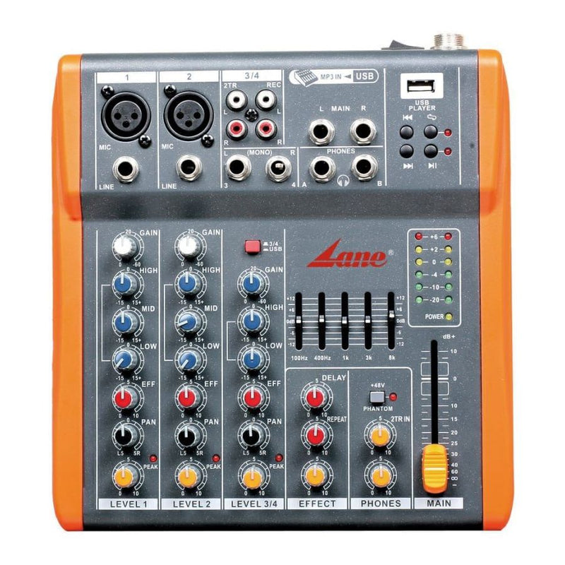 LANE PRO LGX4B 4-CHANNEL PASSIVE MIXER