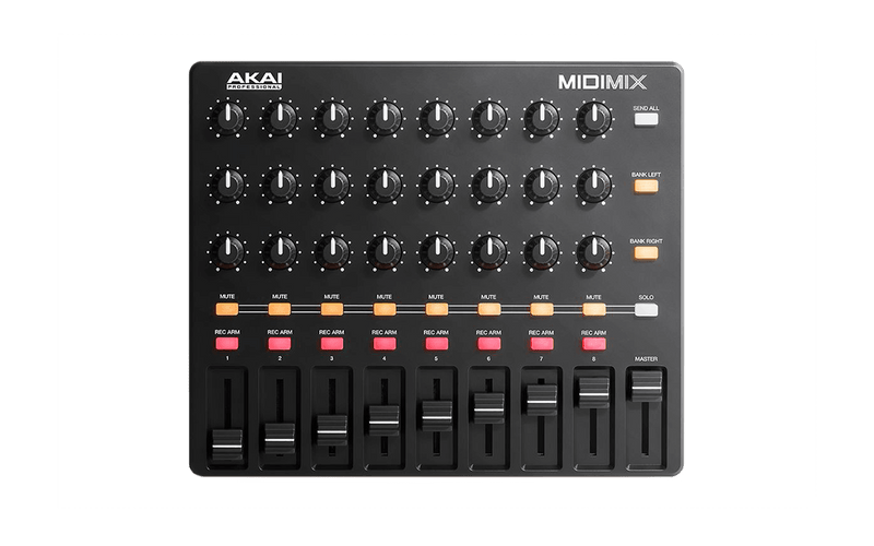 AKAI MIDIMIX 8-CHANNEL PORTABLE CONTROL SURFACE MIDI MIXER