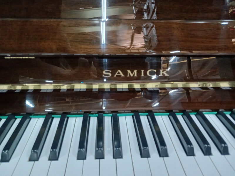 SAMICK IMPERIAL GERMAN SCALE UPRIGHT PIANO (REFURBISHED) - SECOND HAND