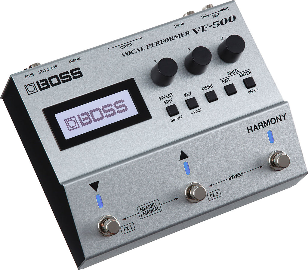 BOSS VE-500 VOCAL PERFORMER EFFECTS PROCESSOR