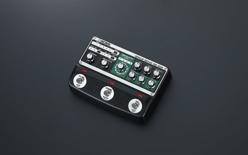 BOSS (RE-202) FLAGSHIP COMPACT SPACE ECHO EFFECTS PEDAL